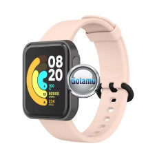 Silikoninis dirželis Xiaomi Redmi Watch 2 Lite / Poco Watch / Mi Watch Lite, smėlio rožinis Silikoninis dirželis Xiaomi Redmi Watch 2 Lite / Poco Watch / Mi Watch Lite, smėlio rožinis