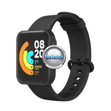 Silikoninis dirželis Xiaomi Redmi Watch 2 Lite / Poco Watch / Mi Watch Lite laikrodžiams, juodas