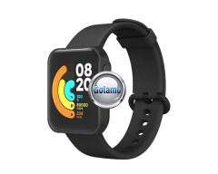 Silikoninis dirželis Xiaomi Redmi Watch 2 Lite / Poco Watch / Mi Watch Lite laikrodžiams, juodas