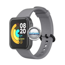 Silikoninis dirželis Xiaomi Redmi Watch 2 Lite / Poco Watch / Mi Watch Lite laikrodžiams, pilkas