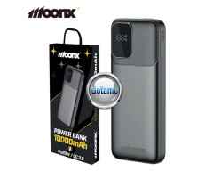 10000mAh 20W Moonx išorinė baterija akumuliatorius (Power Bank) juodos spalvos