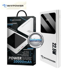Išorinės baterijos akumuliatoriai (Power Bank) - 10000mAh 22.5W Charge BeePower išorinė baterija akumuliatorius (Power Bank) baltos spalvos