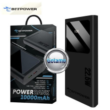 Išorinės baterijos akumuliatoriai (Power Bank) - 10000mAh 22.5W Charge BeePower išorinė baterija akumuliatorius (Power Bank) juodos spalvos