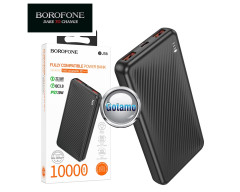 10000mAh 22.5W Charge Borofone išorinė baterija akumuliatorius (Power Bank) juodos spalvos