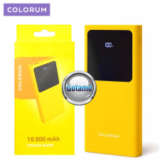 10000mAh 22.5W Charge COLORUM išorinė baterija akumuliatorius (Power Bank) geltonos spalvos