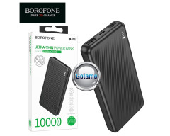 10000mAh Borofone išorinė baterija akumuliatorius (Power Bank) juodos spalvos