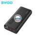 Išorinės baterijos akumuliatoriai (Power Bank) - 20000mAh 22.5W Charge BWOO išorinė baterija akumuliatorius (Power Bank) juodos spalvos