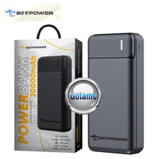 Išorinės baterijos akumuliatoriai (Power Bank) - 20000mAh BeePower išorinė baterija akumuliatorius (Power Bank) juodos spalvos