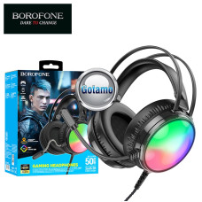 Ausinės ir laisvų rankų įranga - Žaidimams skirtos ausinės Borofone Gaming 50MM su mikrofonu