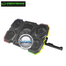 Kompiuterių stovai aušintuvai - Aktyvus stovas aušintuvas nešiojamam kompiuteriui Esperanza Gaming RGB