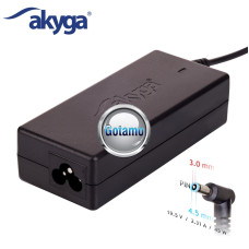Nešiojamo kompiuterio kroviklis 19.5V 2.31A (45W) 4.5mm x 3.0mm Akyga