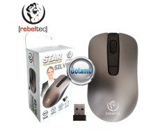 Bevielė pelė RebelTec Star sidabro spalvos