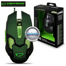 Pelės kompiuteriui - Optinė pelė su laidu Esperanza Gaming juodos spalvos