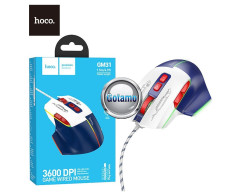 Pelė žaidimams 3600DPI Hoco mėlynai baltos spalvos