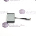 Type-C šakotuvas USB 3.0 1 lizdas, Type-C 1 lizdas, HDMI 1 lizdas ir VGA 1 lizdas (USB HUB)
