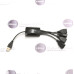 USB šakotuvai (USB HUB) - USB šakotuvas USB 2.0 4 lizdai Akyga 25cm (USB HUB)