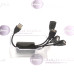 USB šakotuvai (USB HUB) - USB šakotuvas USB 2.0 4 lizdai Akyga 25cm (USB HUB)