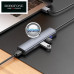 USB šakotuvai (USB HUB) - USB šakotuvas USB 2.0 4 lizdai Borofone 140cm (USB HUB)