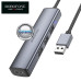 USB šakotuvai (USB HUB) - USB šakotuvas USB 2.0 4 lizdai Borofone 140cm (USB HUB)