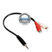 AUX 3.5mm į 2 RCA lizdus jungtis laidas Palanga | Vilnius | Plungė