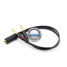 AUX 3.5mm lizdas į 2 AUX 3.5mm laidas jungtis (ausinių ir mikrofono šakotuvas) AUX 3.5mm lizdas į 2 AUX 3.5mm laidas jungtis (ausinių ir mikrofono šakotuvas)