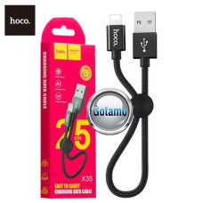 Apple Lightning laidas 0.25 metro Hoco 2.4A juodos spalvos Palanga | Plungė | Plungė