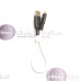 Apple Lightning laidai ir jungtys - Apple Lightning laidas 0.25 metro XO 6A baltos spalvos