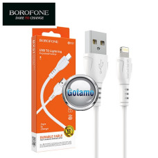Apple Lightning laidas 1 metras Borofone 2.4A baltos spalvos Palanga | Vilnius | Šiauliai