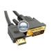 HDMI laidai ir jungtys - HDMI į DVI-D (dual link) 24+1 laidas 1.8 metro ilgio