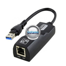 Interneto LAN laidai ir jungtys - Interneto LAN korta adapteris laidas su USB 3.0 jungtimi
