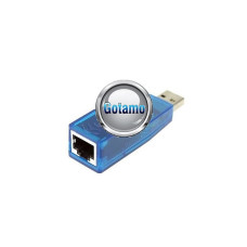 Interneto LAN laidai ir jungtys - Interneto LAN korta adapteris su USB 2.0 jungtimi