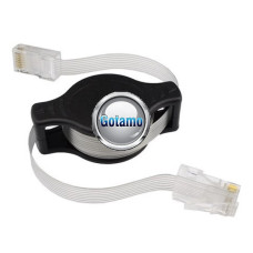Interneto LAN laidai ir jungtys - Interneto LAN laidas su RJ45 jungtimis 1.5 metro susivyniojantis