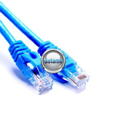 Interneto LAN laidai ir jungtys - Interneto LAN laidas su RJ45 jungtimis 1 metras CAT 6E