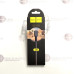 Micro USB laidas 3 metrai Hoco juodos spalvos Kaunas | Vilnius | Palanga