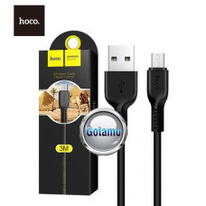 Micro USB laidas 3 metrai Hoco juodos spalvos Kaunas | Vilnius | Palanga
