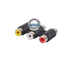 3 RCA lizdai į 3 RCA lizdus jungtis (3 RCA sujungimas)
