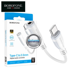 Type-C laidai ir jungtys - Type-C į AUX 3.5mm lizdą jungtis laidas Borofone su DAC čipu