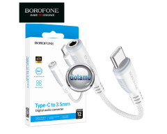 Type-C į AUX 3.5mm lizdą jungtis laidas Borofone su DAC čipu