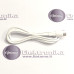 Type-C į Type-C laidas 1 metras 60W Hoco baltos spalvos