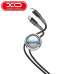 Type-C laidai ir jungtys - Type-C į Type-C laidas 1 metras 60W XO juodos spalvos