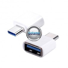 Type-C į USB 3.0 lizdą jungtis OTG baltos spalvos Kaunas | Klaipėda | Klaipėda