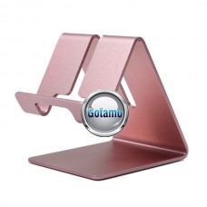 Ant stalo pastatomas stovas laikiklis mobiliajam telefonui Aluminium rožinės spalvos Šiauliai | Plungė | Palanga