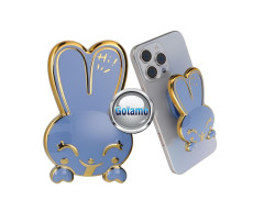 Klijuojamas laikiklis telefonui HappyRabbit mėlynos spalvos Klijuojamas laikiklis telefonui HappyRabbit mėlynos spalvos