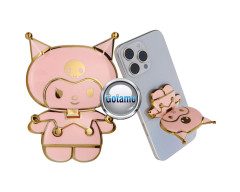 Klijuojamas laikiklis telefonui Kuromi rožinės spalvos Klijuojamas laikiklis telefonui Kuromi rožinės spalvos