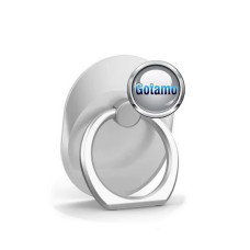 Laikikliai ir stovai telefonams - Klijuojamas laikiklis telefonui Ring Holder Elipse sidabro spalvos