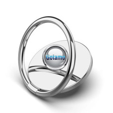 Laikikliai ir stovai telefonams - Klijuojamas laikiklis telefonui Ring Holder Shiny sidabro spalvos