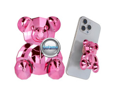 Klijuojamas laikiklis telefonui ShinyBear rožinės spalvos Klijuojamas laikiklis telefonui ShinyBear rožinės spalvos