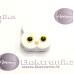 Laikikliai ir stovai telefonams - Pop Socket Kitty White klijuojamas laikiklis telefonui