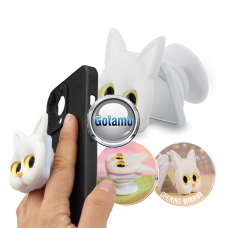 Laikikliai ir stovai telefonams - Pop Socket Kitty White klijuojamas laikiklis telefonui