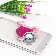 Laikikliai ir stovai telefonams - Pop Socket Mickey rožinės spalvos klijuojamas laikiklis telefonui